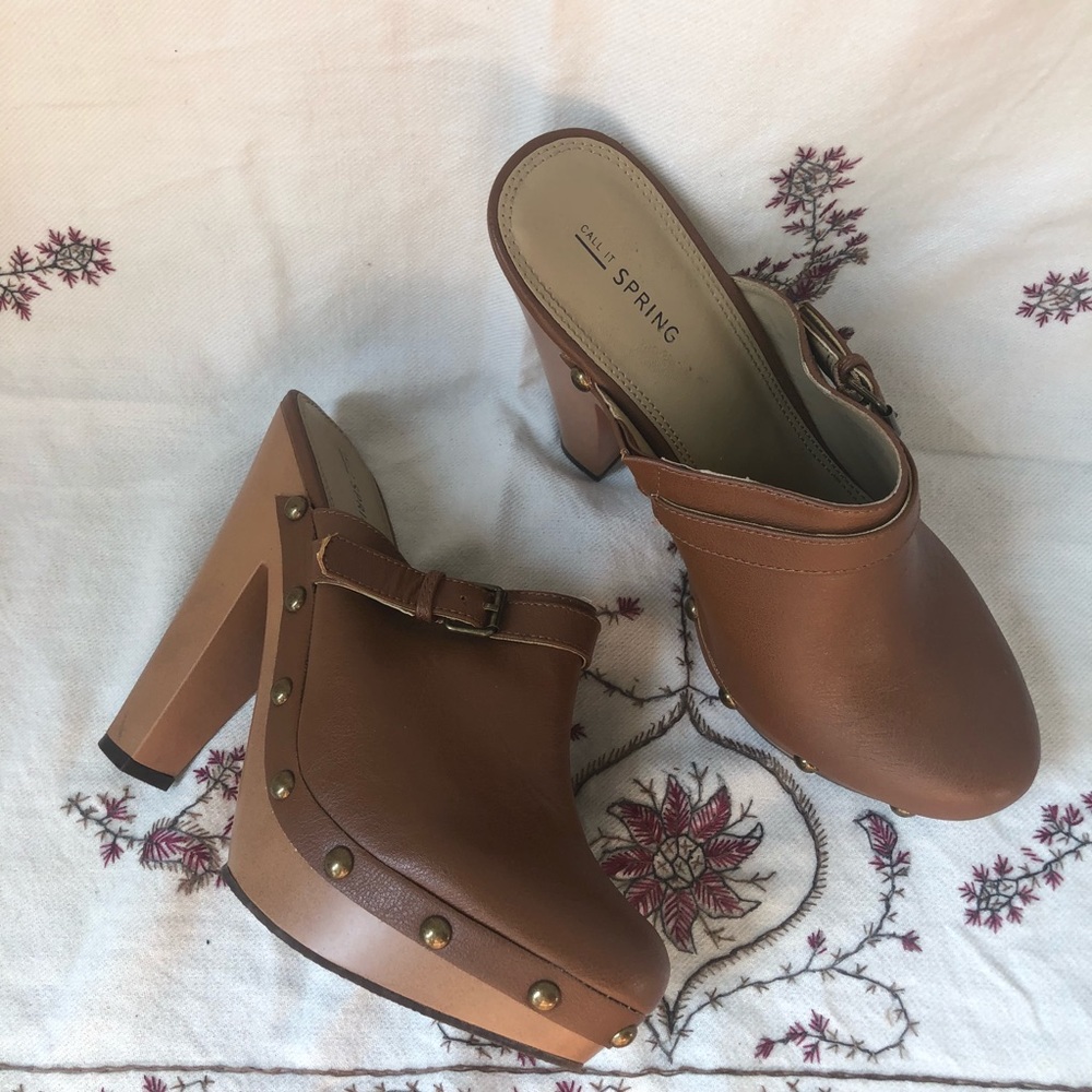 Call it spring brown mules
